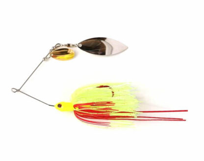 3/8 oz, Chartreuse, R-bend, Single, Willow, Gold