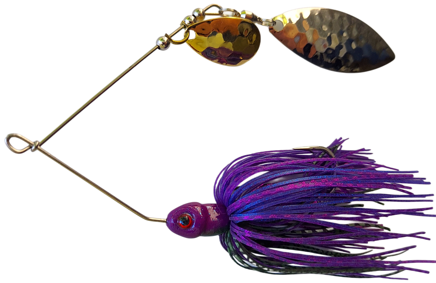 3/8oz, Plum Crazy, Twist, Tandem, Willow, Nickel/gold, Hexv