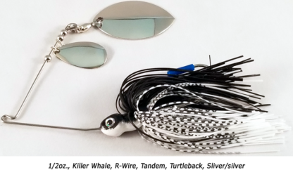 1/2oz., Killer Whale, R-Wire, Tandem, Turtleback, Sliver/silver